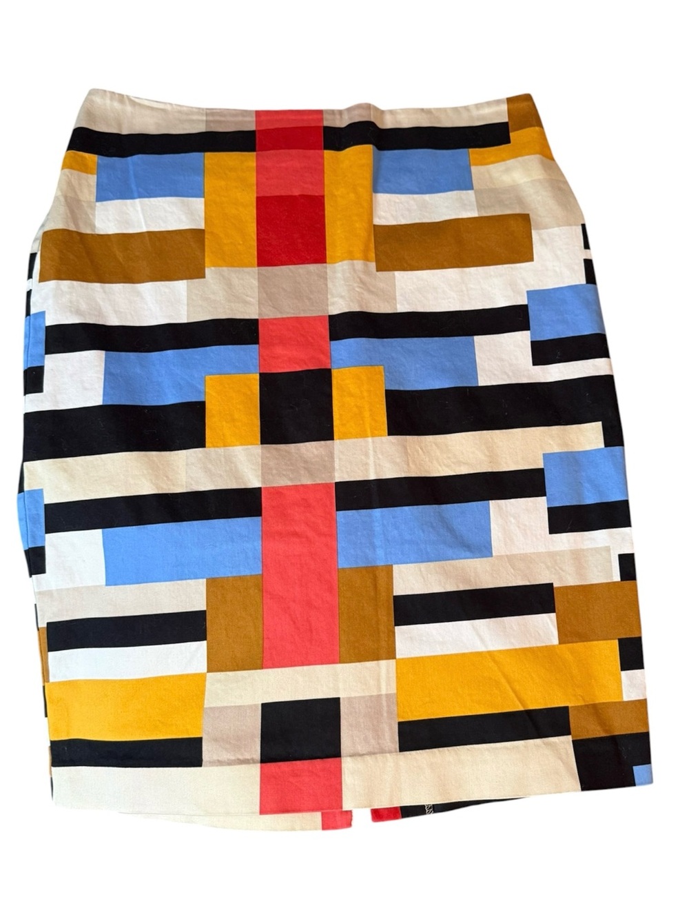 New York & Company Geometric Print Pencil Skirt